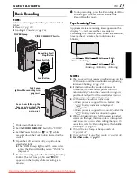 Предварительный просмотр 19 страницы JVC GR-DVP7 Instructions Manual