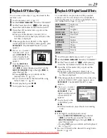 Предварительный просмотр 29 страницы JVC GR-DVP7 Instructions Manual