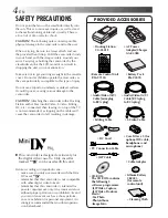 Предварительный просмотр 4 страницы JVC GR-DVX4 Instructions Manual