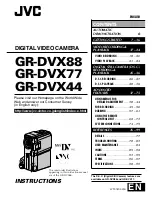 JVC GR-DVX44 Instructions Manual предпросмотр