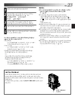 Preview for 23 page of JVC GR-DVX48A Instructions Manual