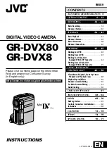 Предварительный просмотр 1 страницы JVC GR-DVX8 Instructions Manual