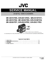 JVC GR-DX107EK Service Manual предпросмотр