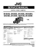 JVC GR-DX25EK Service Manual preview