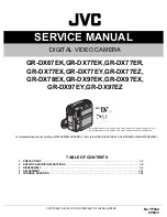 JVC GR-DX67EK Service Manual preview