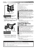 Предварительный просмотр 16 страницы JVC GR-FX11 Instructions Manual