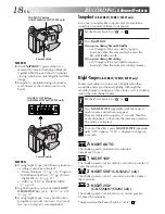 Preview for 18 page of JVC GR-FX12 Instructions Manual