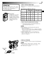 Предварительный просмотр 7 страницы JVC GR-FX120 Instructions Manual