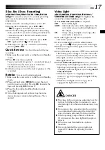 Предварительный просмотр 17 страницы JVC GR-FX120 Instructions Manual