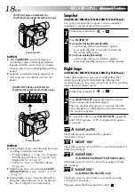 Предварительный просмотр 18 страницы JVC GR-FX120 Instructions Manual