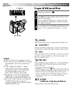 Предварительный просмотр 20 страницы JVC GR-FX120 Instructions Manual