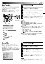 Предварительный просмотр 25 страницы JVC GR-FX120 Instructions Manual