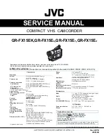 JVC GR-FX15EK Service Manual preview