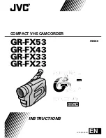 Preview for 1 page of JVC GR-FX23 Instructions Manual