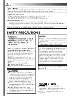 Preview for 2 page of JVC GR-FX23 Instructions Manual