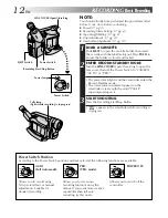 Предварительный просмотр 12 страницы JVC GR-FX23 Instructions Manual