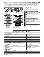 Предварительный просмотр 40 страницы JVC GR-FX23 Instructions Manual