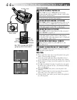 Предварительный просмотр 44 страницы JVC GR-FX23 Instructions Manual