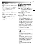 Предварительный просмотр 17 страницы JVC GR-FX36ED Instructions Manual