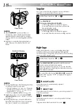 Предварительный просмотр 18 страницы JVC GR-FX36ED Instructions Manual