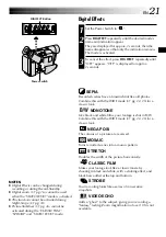 Предварительный просмотр 21 страницы JVC GR-FX36ED Instructions Manual