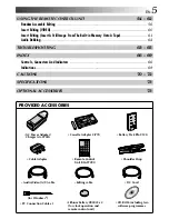 Предварительный просмотр 5 страницы JVC GR-FX60 Instructions Manual