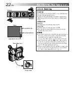 Предварительный просмотр 22 страницы JVC GR-FX60 Instructions Manual