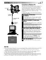 Предварительный просмотр 47 страницы JVC GR-FX60 Instructions Manual