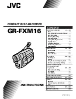 JVC GR-FXM16 Instructions Manual предпросмотр