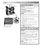 Preview for 20 page of JVC GR-FXM16 Instructions Manual