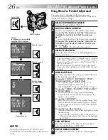 Предварительный просмотр 26 страницы JVC GR-FXM25 Instructions Manual