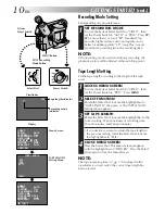 Предварительный просмотр 10 страницы JVC GR-FXM75 Instructions Manual