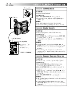 Предварительный просмотр 44 страницы JVC GR-FXM75 Instructions Manual