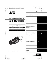 Preview for 1 page of JVC GR GR-DV4000 Instructions Manual