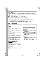 Preview for 2 page of JVC GR GR-DV4000 Instructions Manual