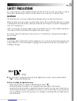 Preview for 5 page of JVC GR GR-DVL307 Instructions Manual