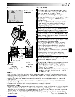 Предварительный просмотр 47 страницы JVC GR GR-DVL307 Instructions Manual