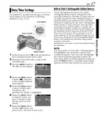 Предварительный просмотр 17 страницы JVC GR-HD1 Instructions Manual