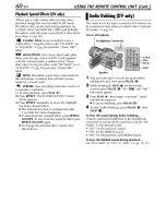 Предварительный просмотр 60 страницы JVC GR-HD1 Instructions Manual