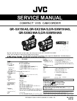 JVC GR-SX150AS Service Manual preview