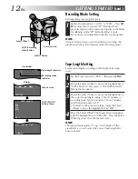 Предварительный просмотр 12 страницы JVC GR-SX850 Instructions Manual