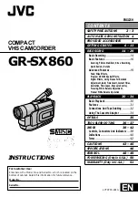 Предварительный просмотр 1 страницы JVC GR-SX860 Instructions Manual