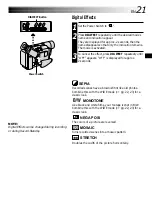 Предварительный просмотр 21 страницы JVC GR-SX860 Instructions Manual