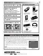 Предварительный просмотр 7 страницы JVC GR-SX867UM Instructions Manual