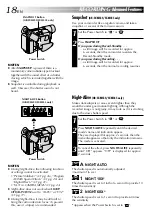 Предварительный просмотр 18 страницы JVC GR-SXM235 Instructions Manual