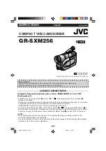 JVC GR-SXM256 Instructions Manual preview