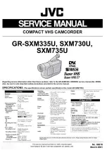 JVC GR-SXM335U Service Manual предпросмотр