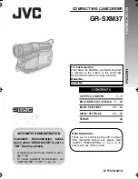 Preview for 1 page of JVC GR-SXM37 Instructions Manual