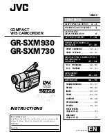 Предварительный просмотр 1 страницы JVC GR-SXM530 Instructions Manual