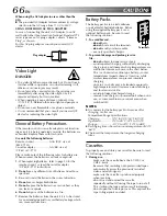 Предварительный просмотр 66 страницы JVC GR-SXM530 Instructions Manual